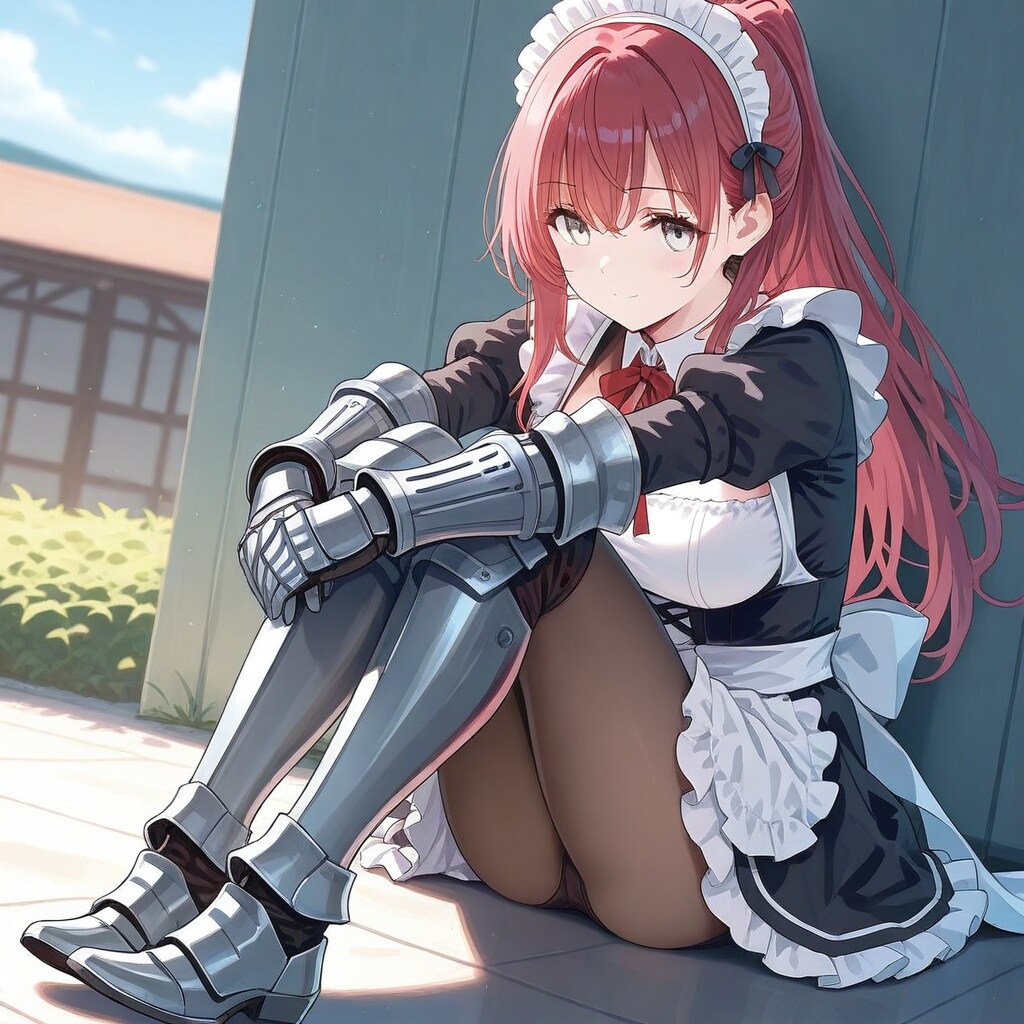 落ち込む武装メイド