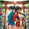 カオリ✕アンジュ 祭 2枚目