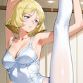 バレエを練習中のセイラさん 6枚目