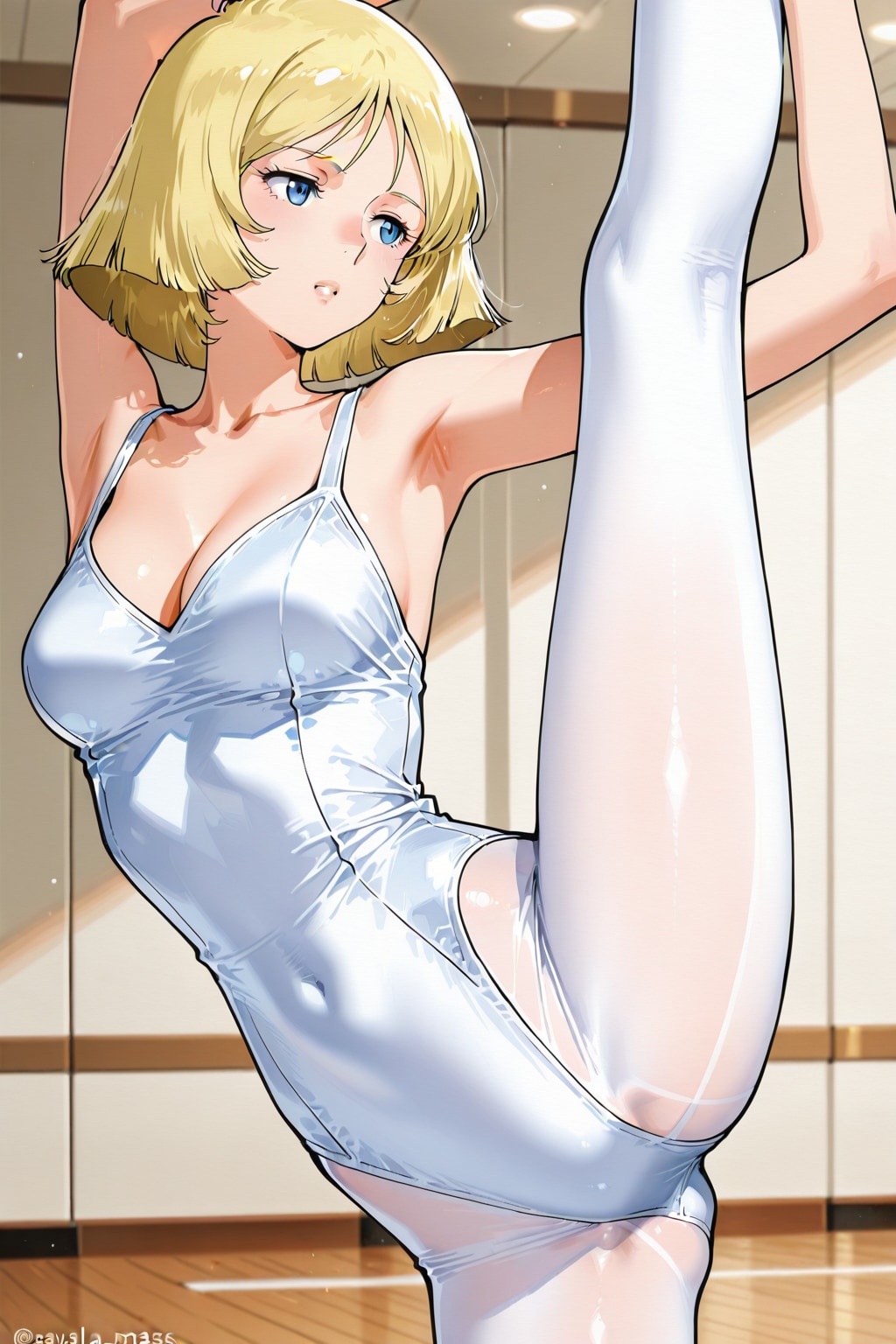 バレエを練習中のセイラさん