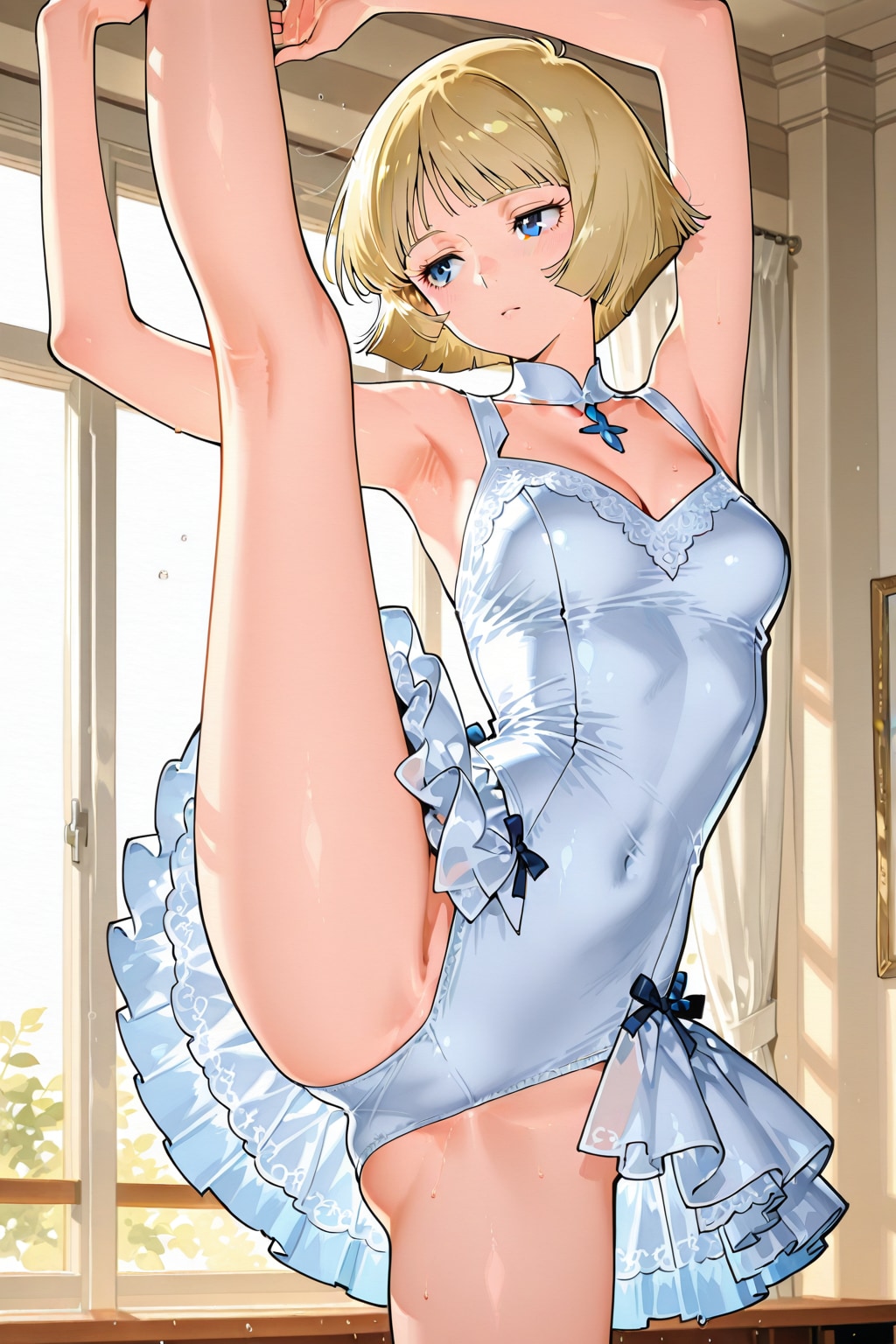 バレエを練習中のセイラさん