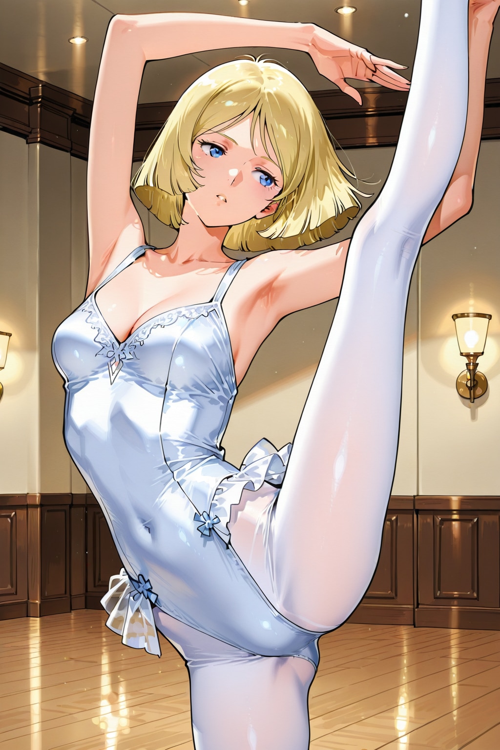 バレエを練習中のセイラさん