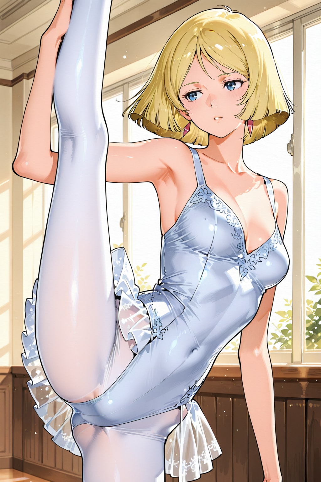 バレエを練習中のセイラさん