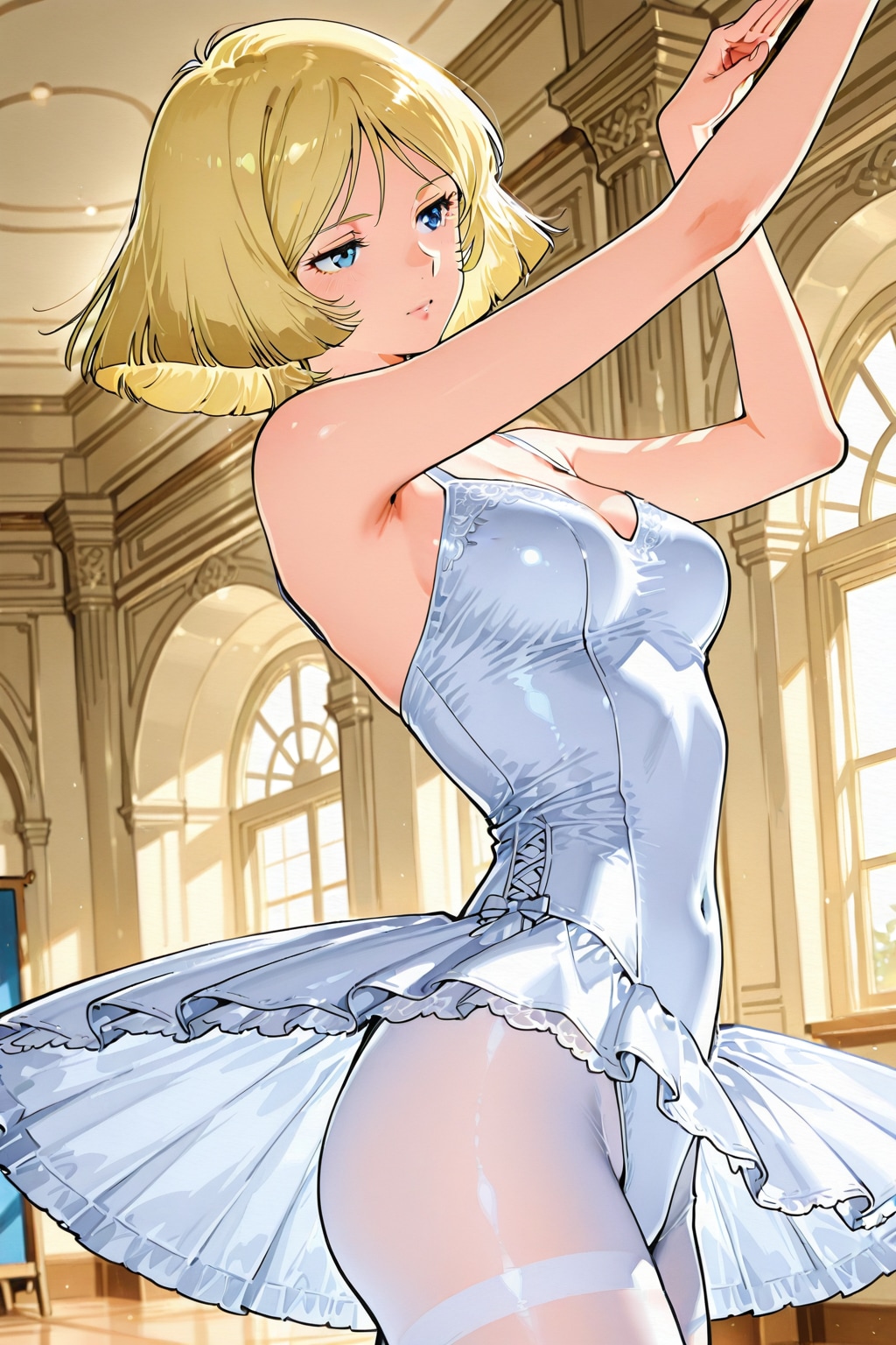 バレエを練習中のセイラさん
