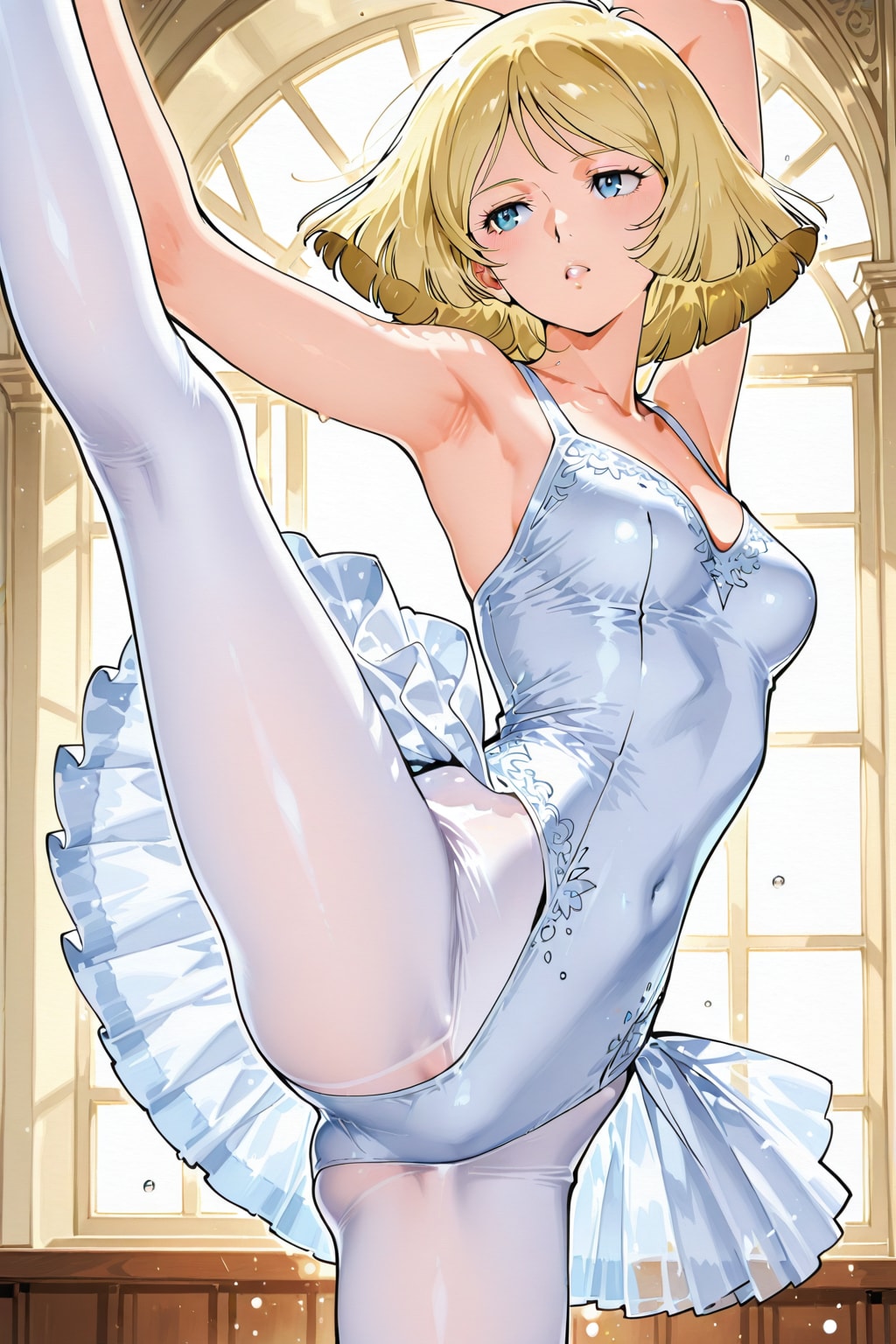 バレエを練習中のセイラさん