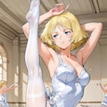バレエを練習中のセイラさん 2枚目