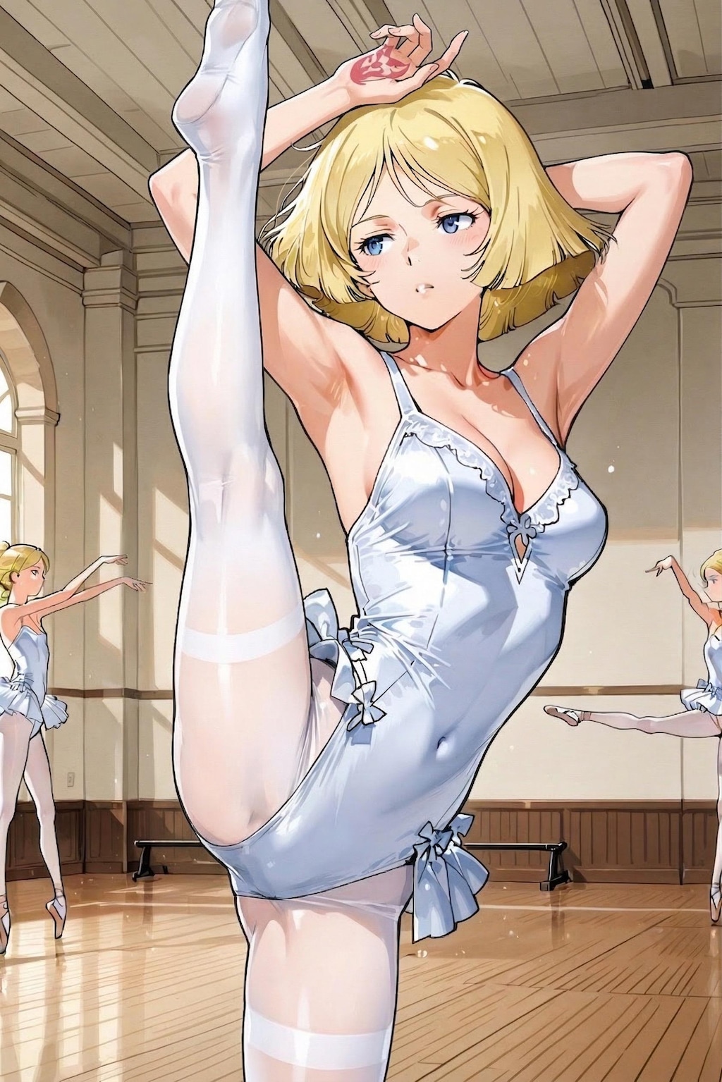 バレエを練習中のセイラさん