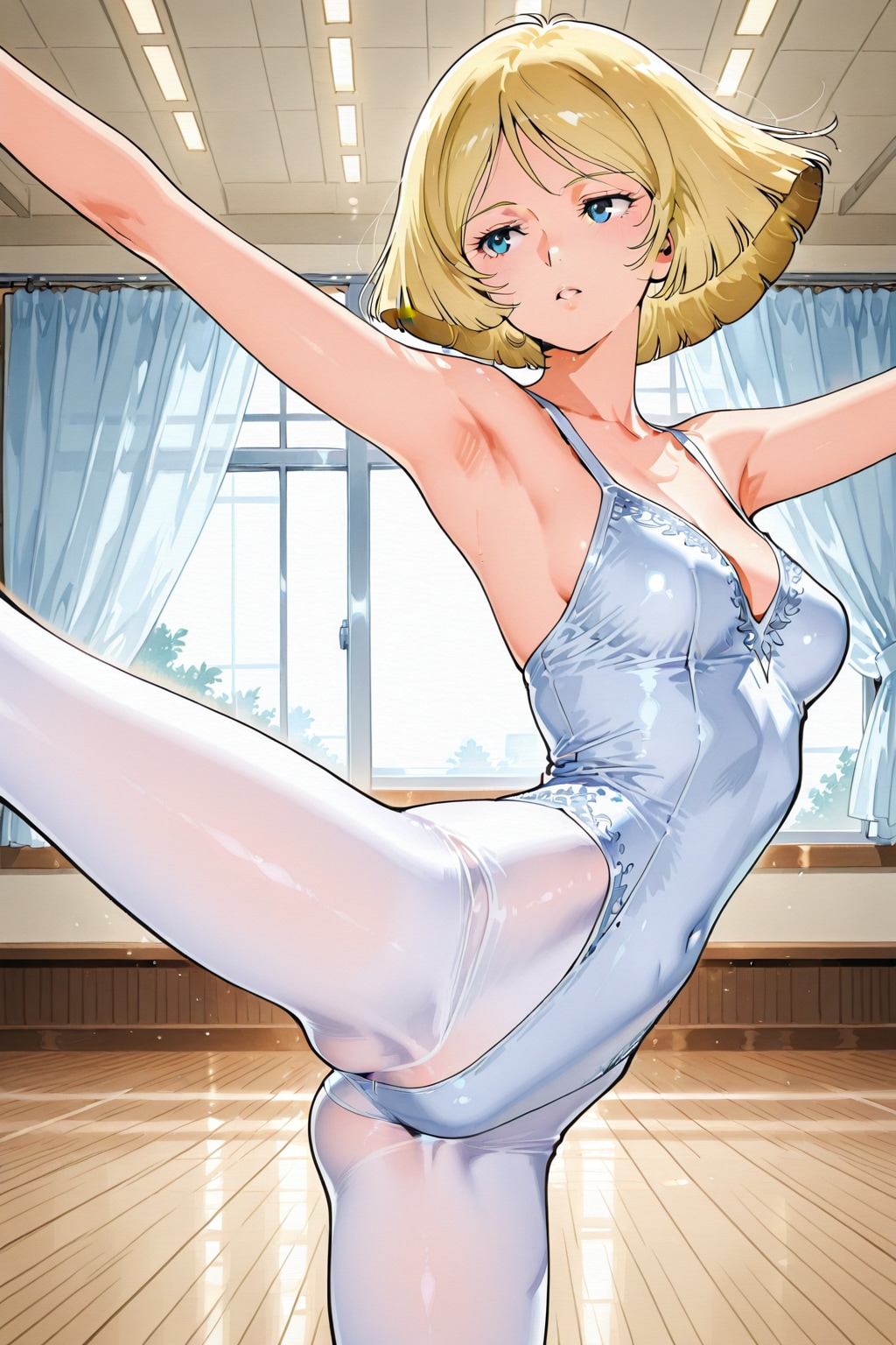 バレエを練習中のセイラさん