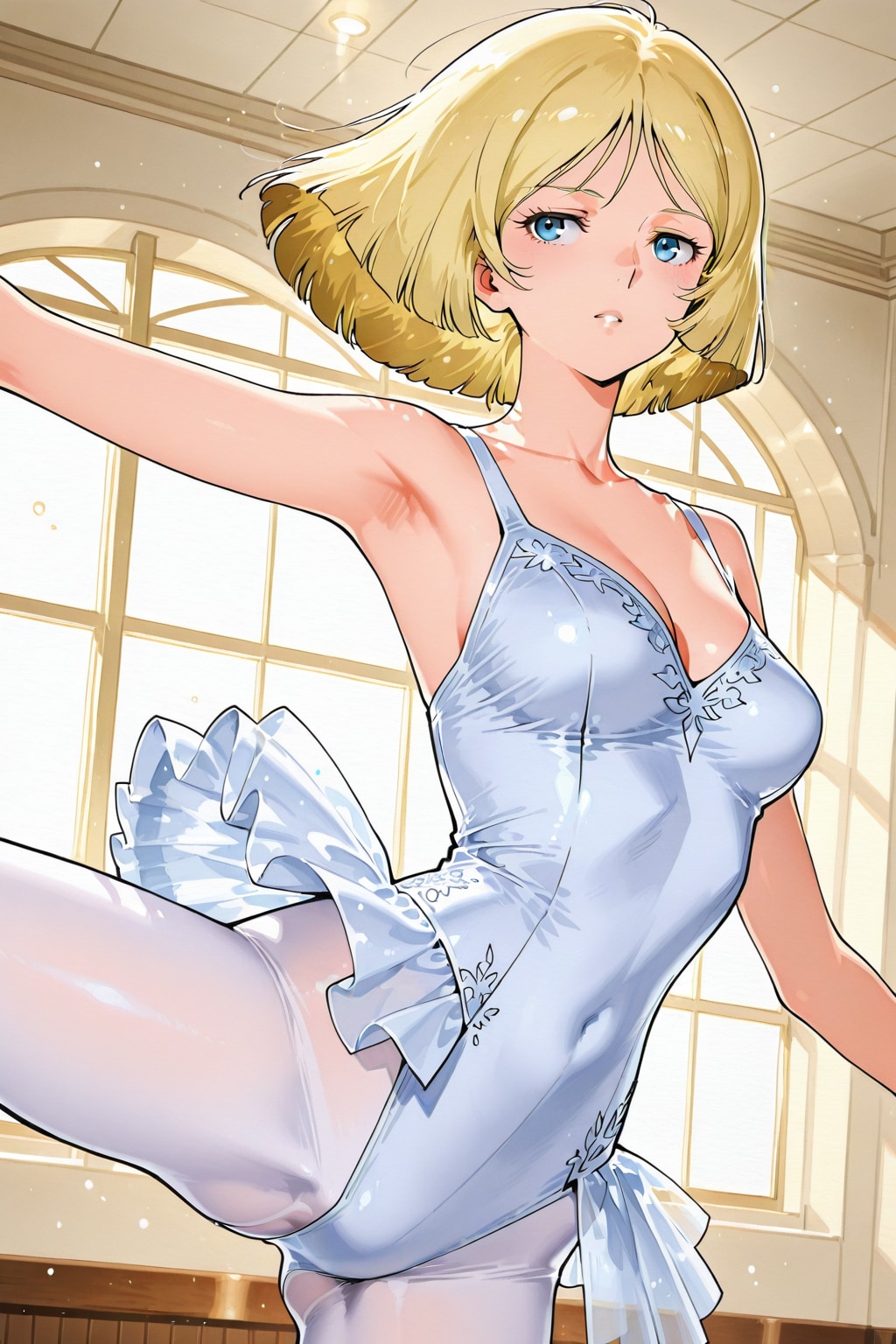バレエを練習中のセイラさん