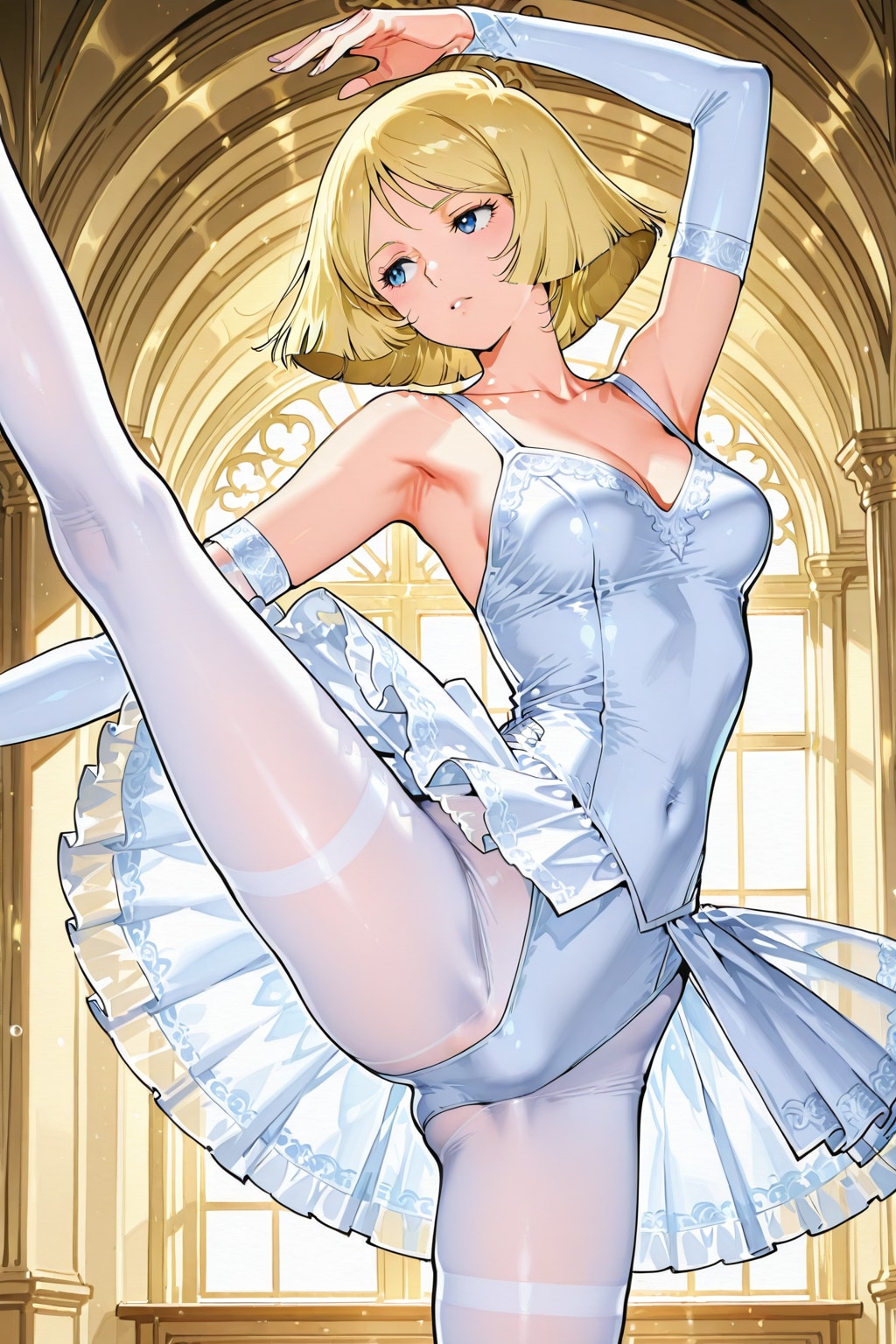 バレエを練習中のセイラさん