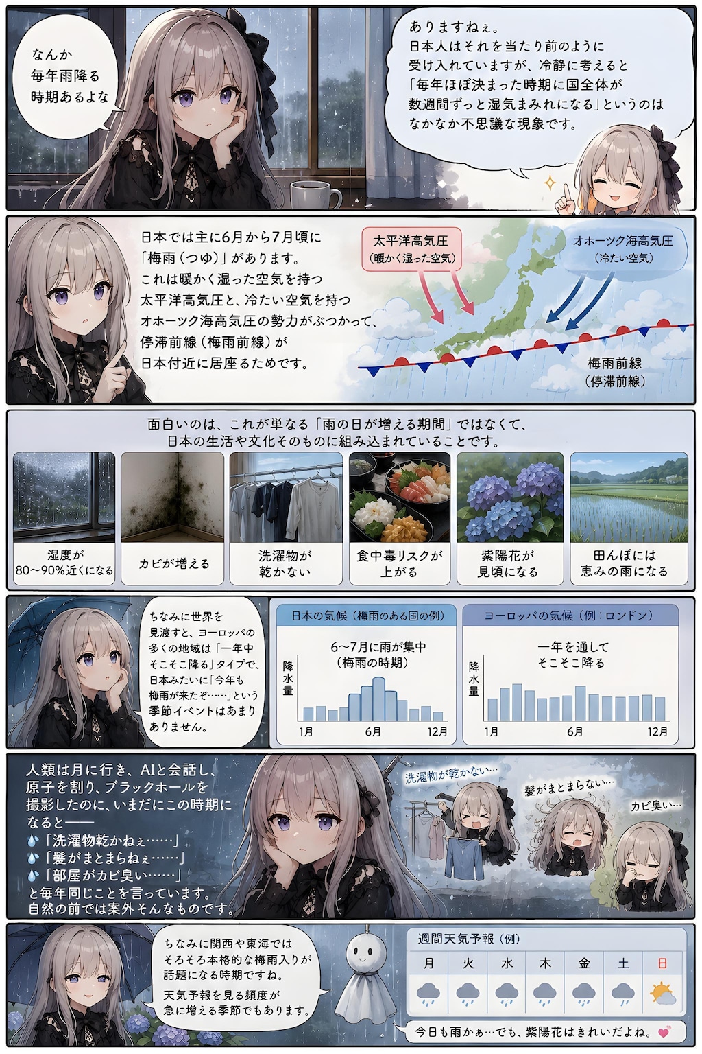 毎年雨降る時期あるよな。