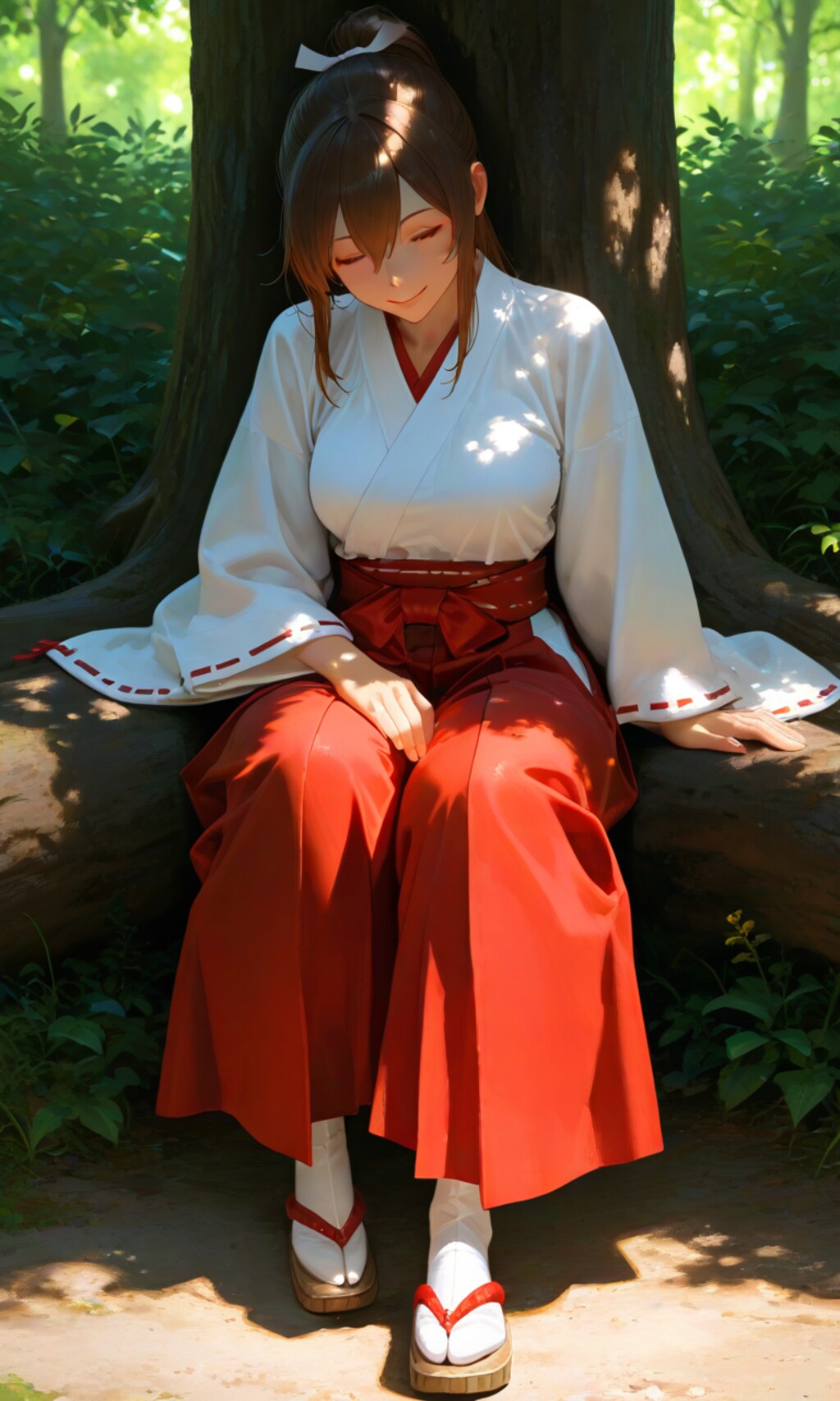 昼間はまったりと…