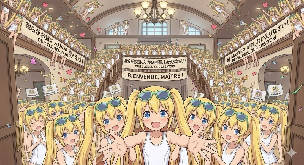 再就職を祝ってくれたクローン達との日常2