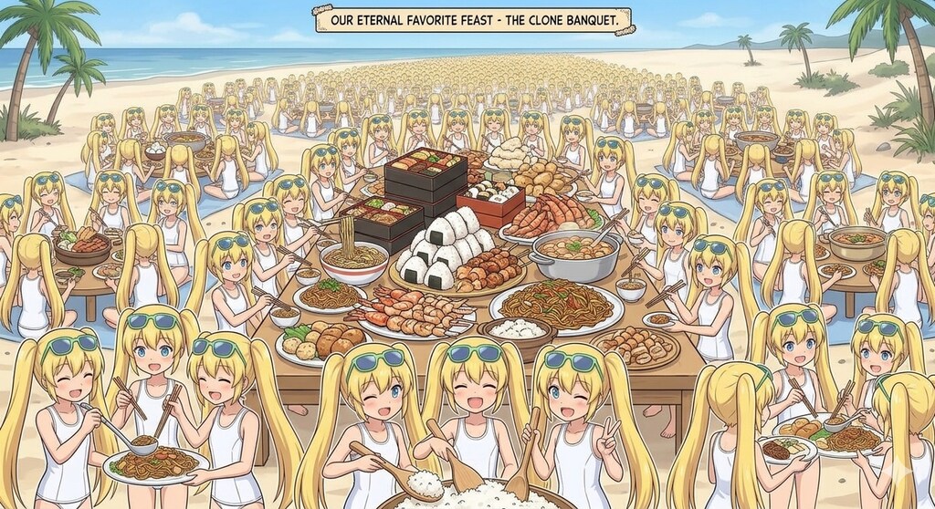 再就職を祝ってくれたクローン達との日常2