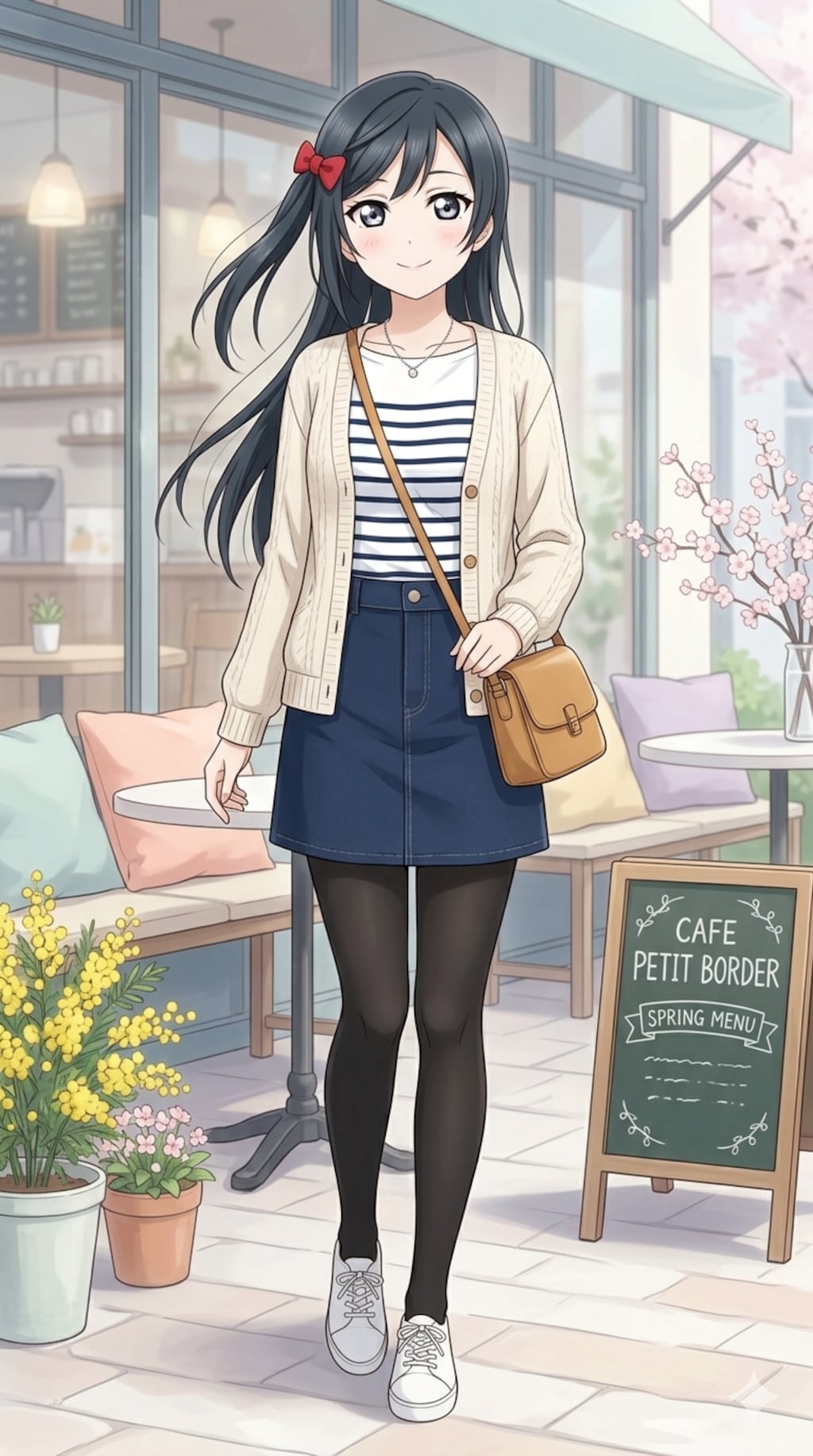 春の街角×ボーダーファッション【3/3】