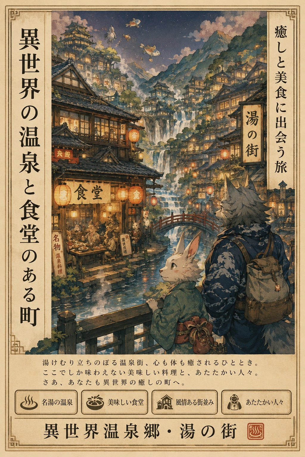 「 会西山温泉　　そこは異界へ続く古湯 」 | の人気AIイラスト・グラビア