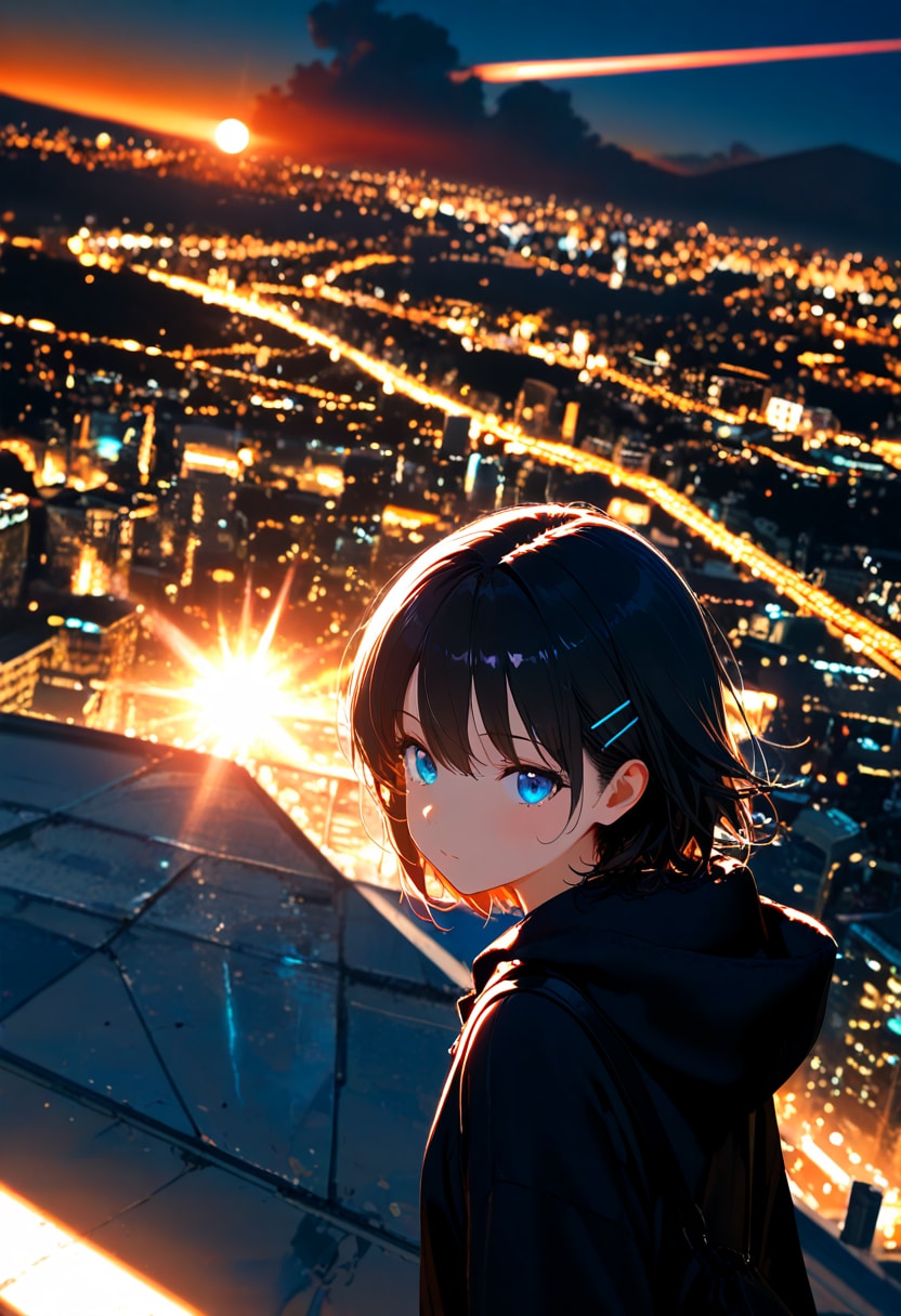ポートレート(光と影)(cinematic lighting)(42)