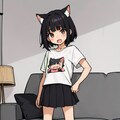 ミニスカの女の子 3枚目