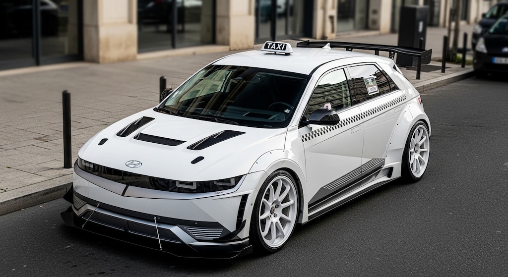 アイオニック5タクシーのドリ車