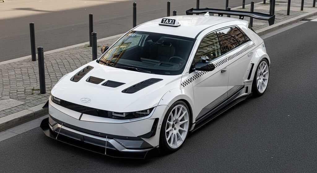 アイオニック5タクシーのドリ車