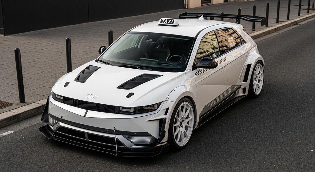 アイオニック5タクシーのドリ車