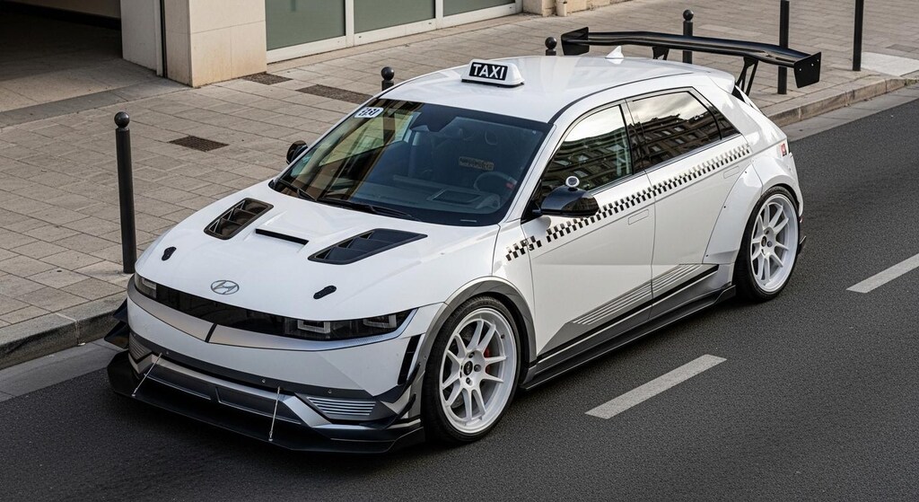 アイオニック5タクシーのドリ車