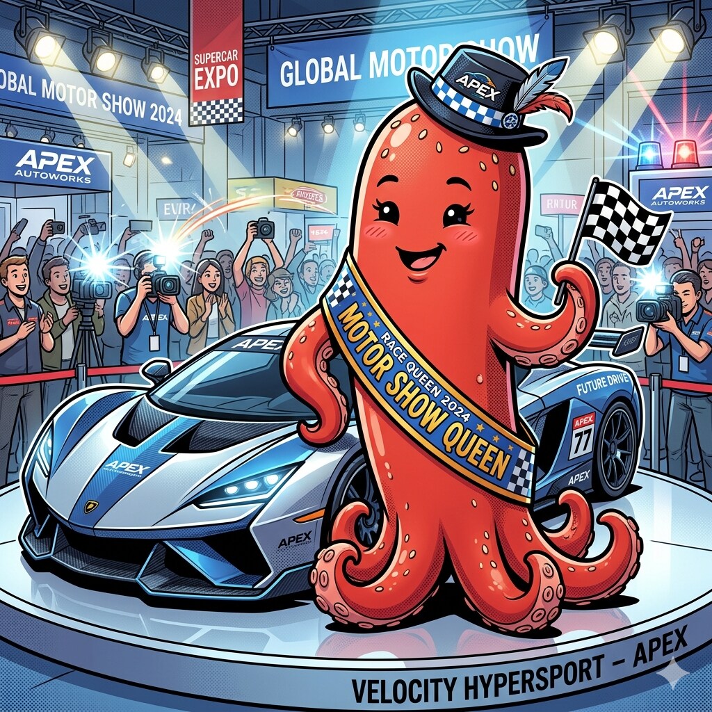 タコさんウインナーさん、レースクイーンになる。 | の人気AIイラスト・グラビア