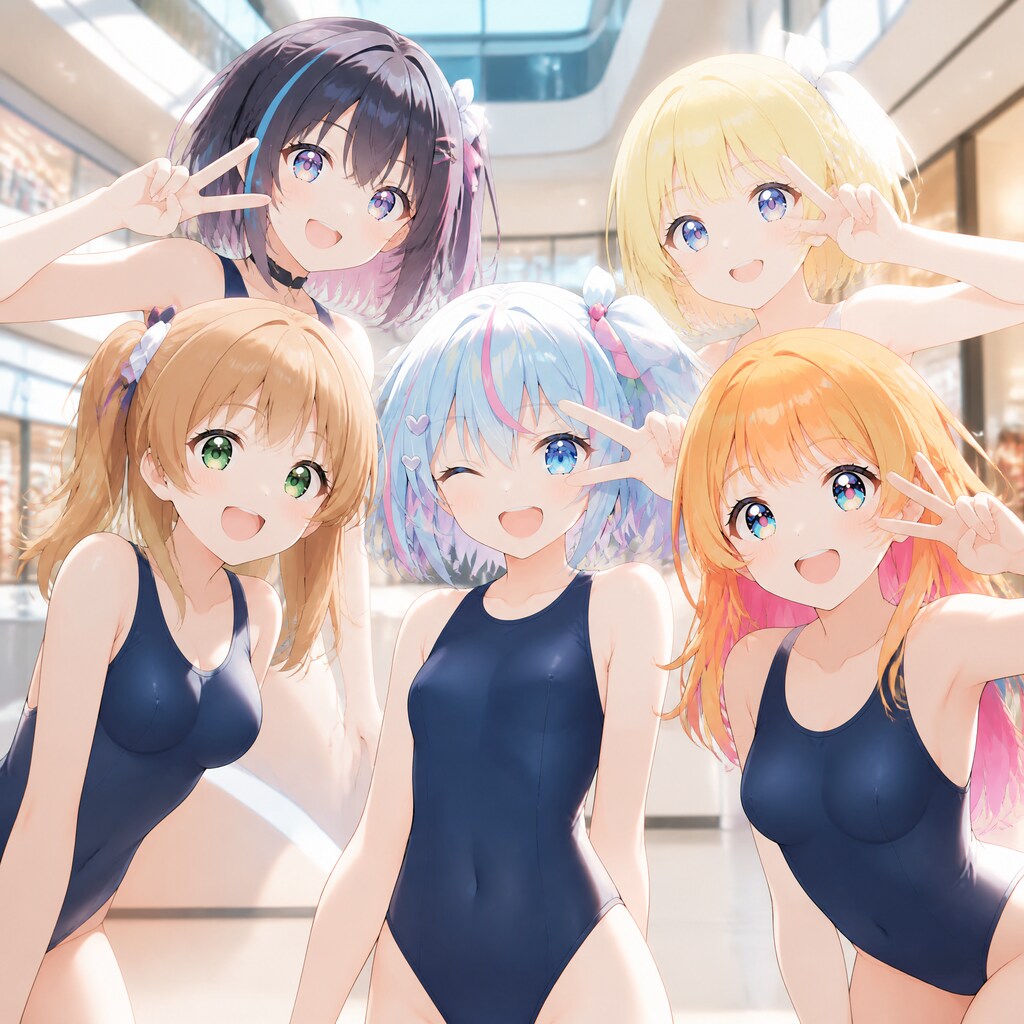 スク水モールコレクション（１）3時のアイドル　GPTimages2.0