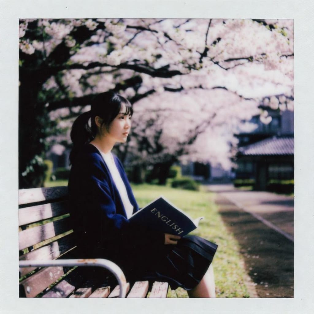 桜の下の君を、こっそり