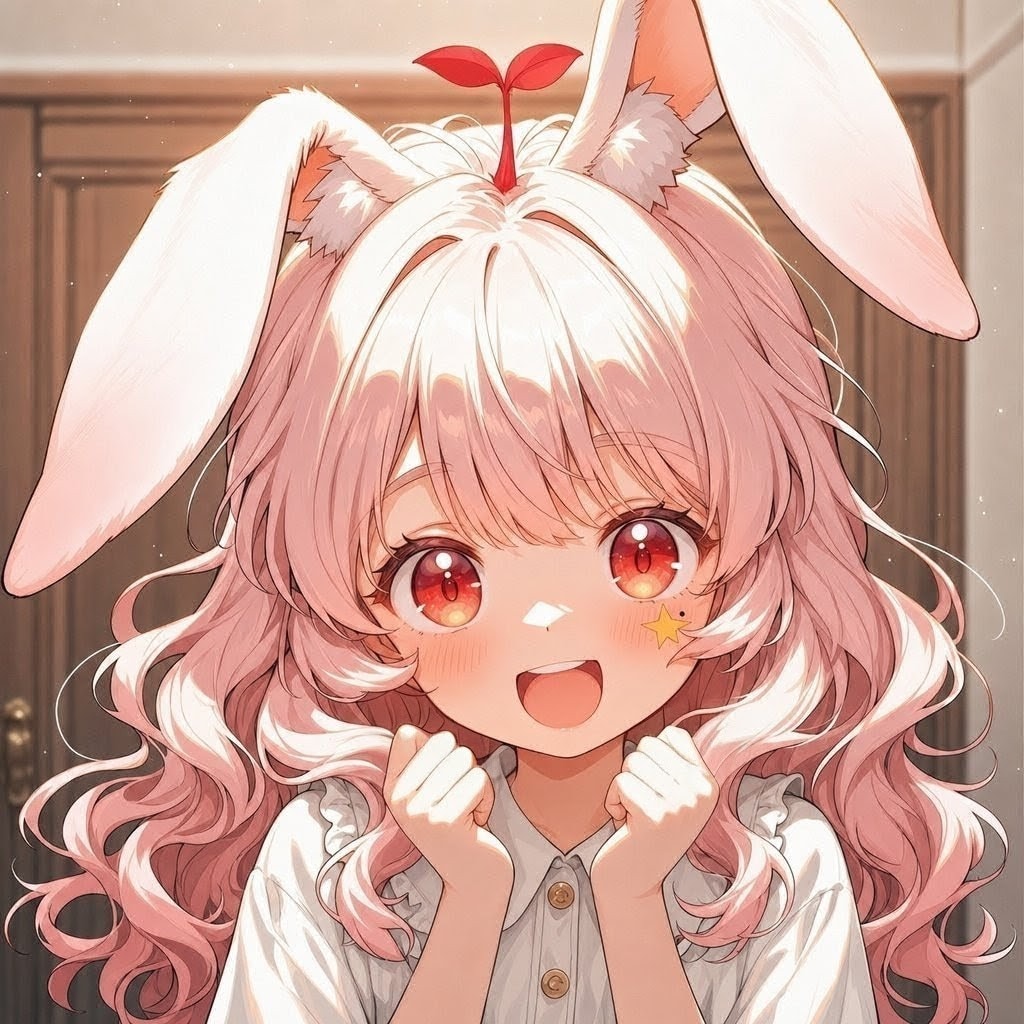 新芽ラビットちゃん | の人気AIイラスト・グラビア