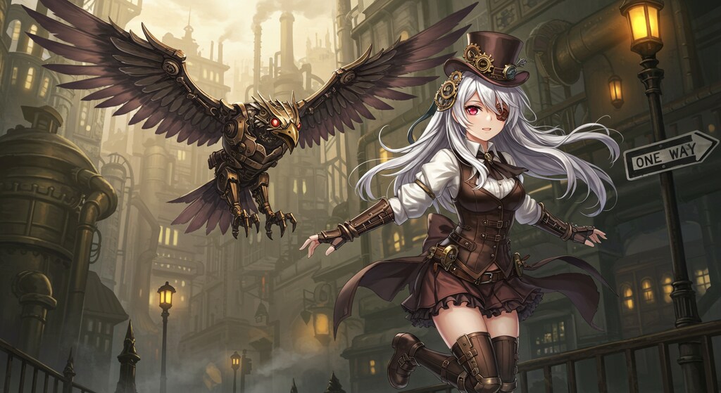 スチームパンク美少女