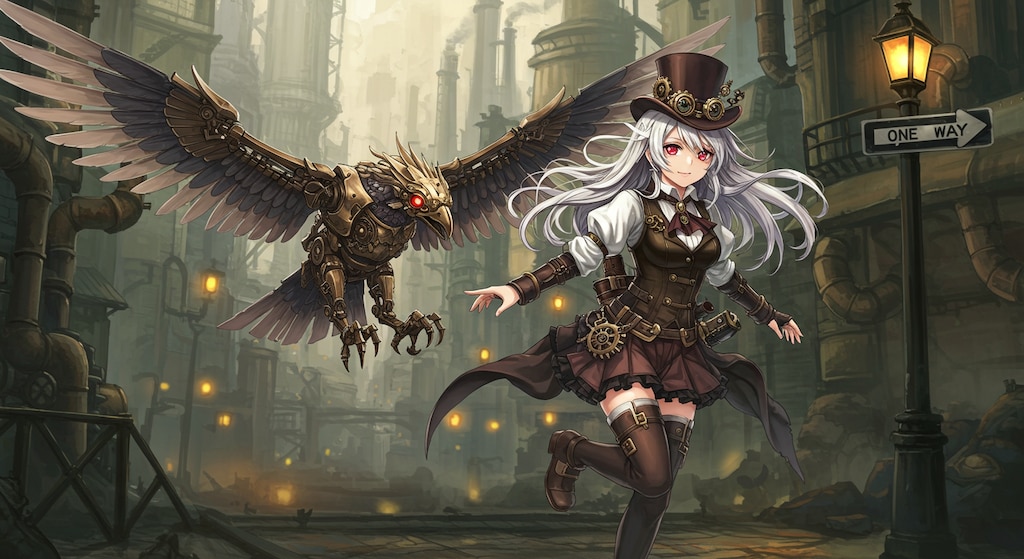 スチームパンク美少女