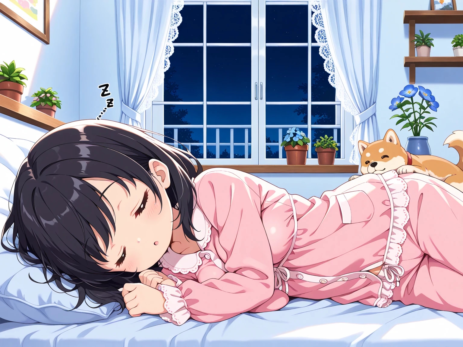 さやかちゃんとわんこ | の人気AIイラスト・グラビア