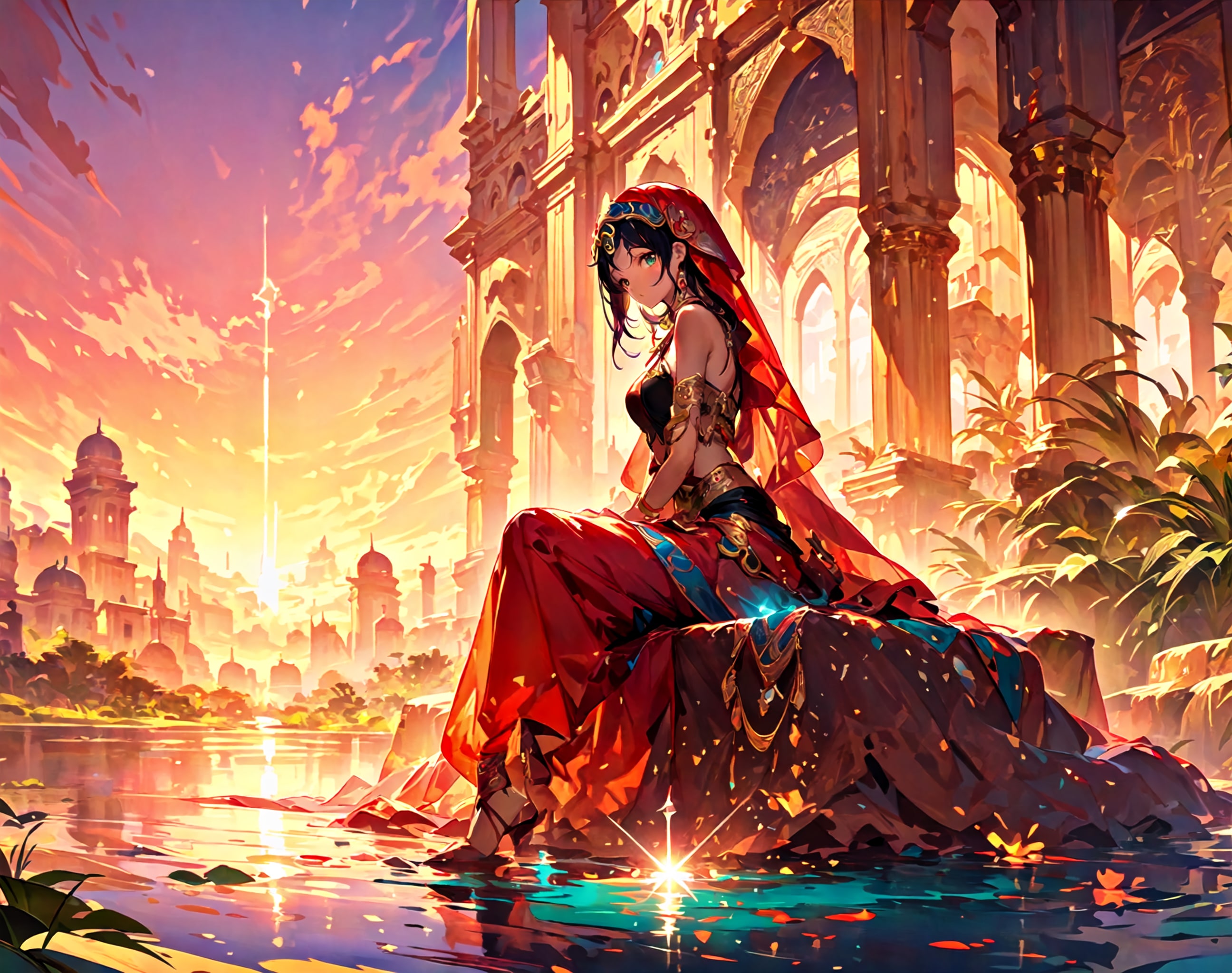 アラビアンイブニング | の人気AIイラスト・グラビア