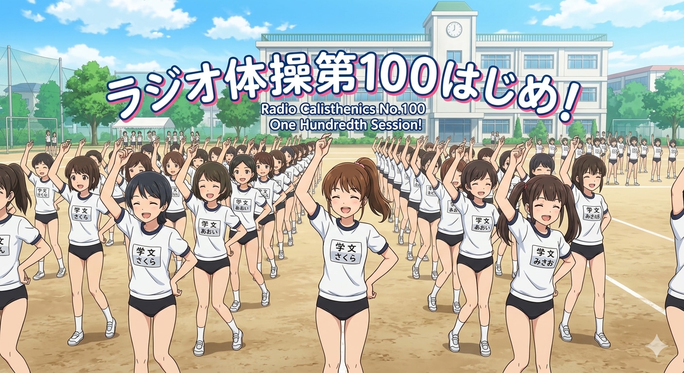 ラジオ体操第100企画作品です