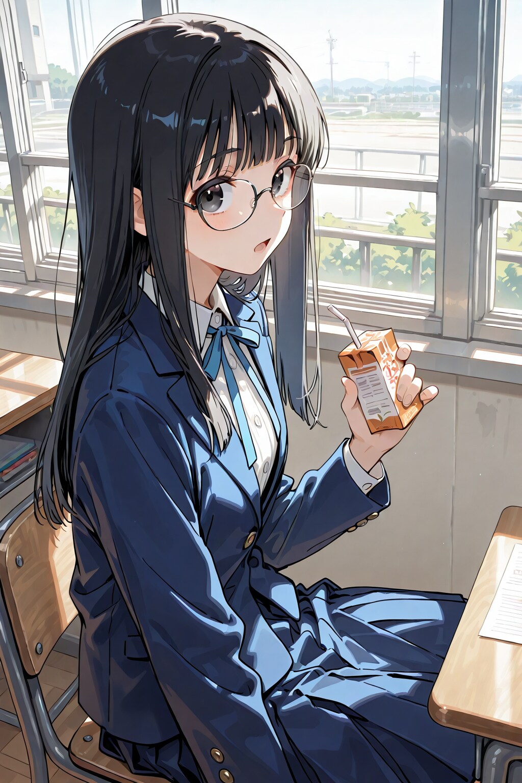 眼鏡×公立ダサ制服女子２０
