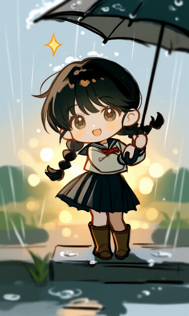 雨♡ | の人気AIイラスト・グラビア