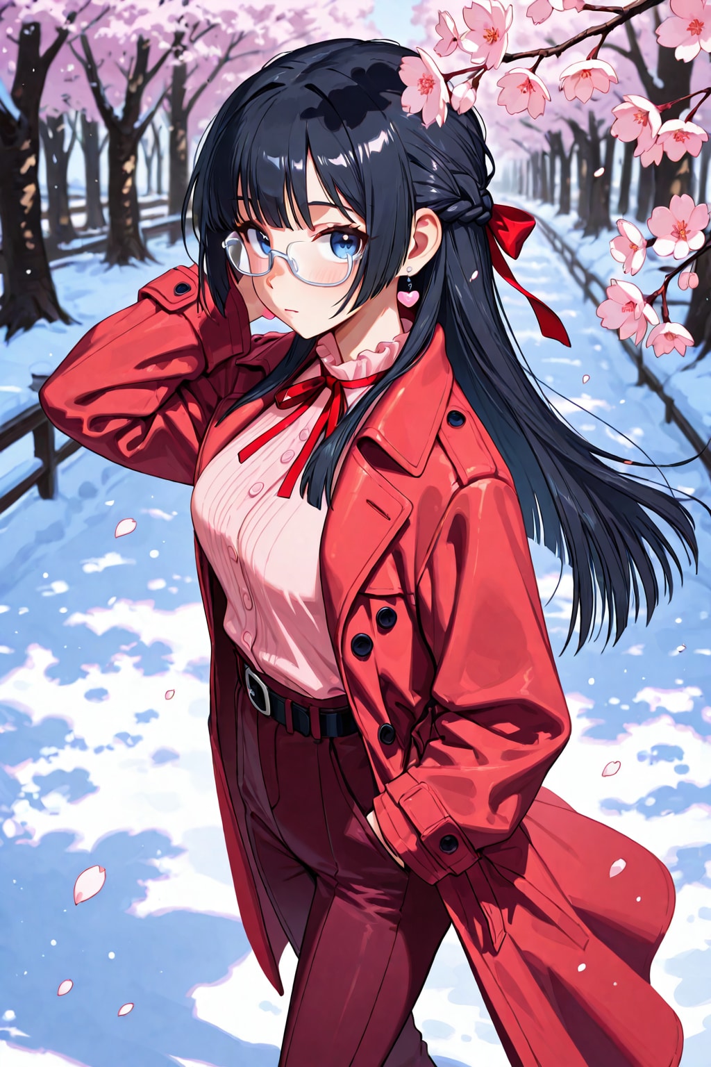 赤い服