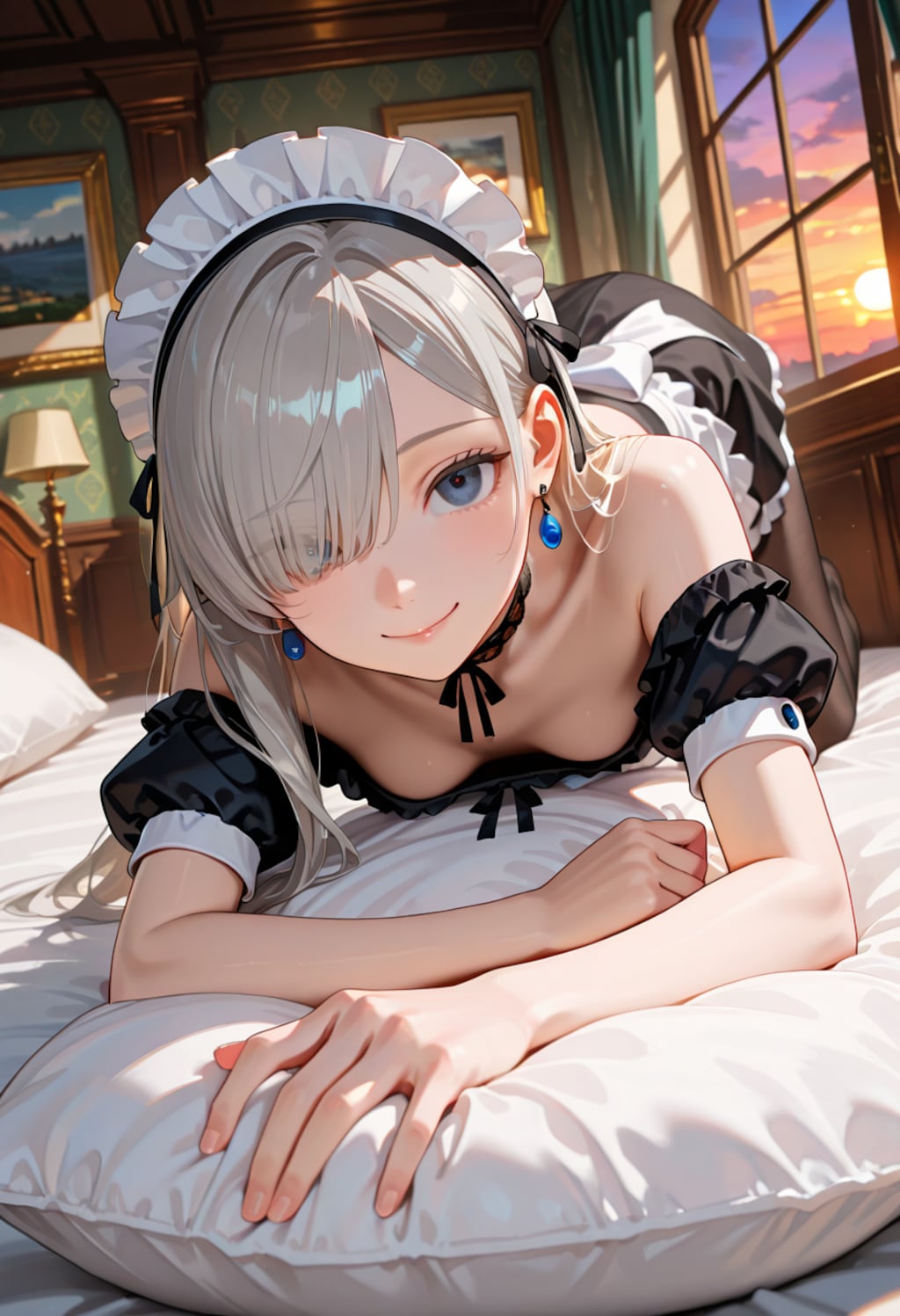 由璃亜 Maid Costume (7)