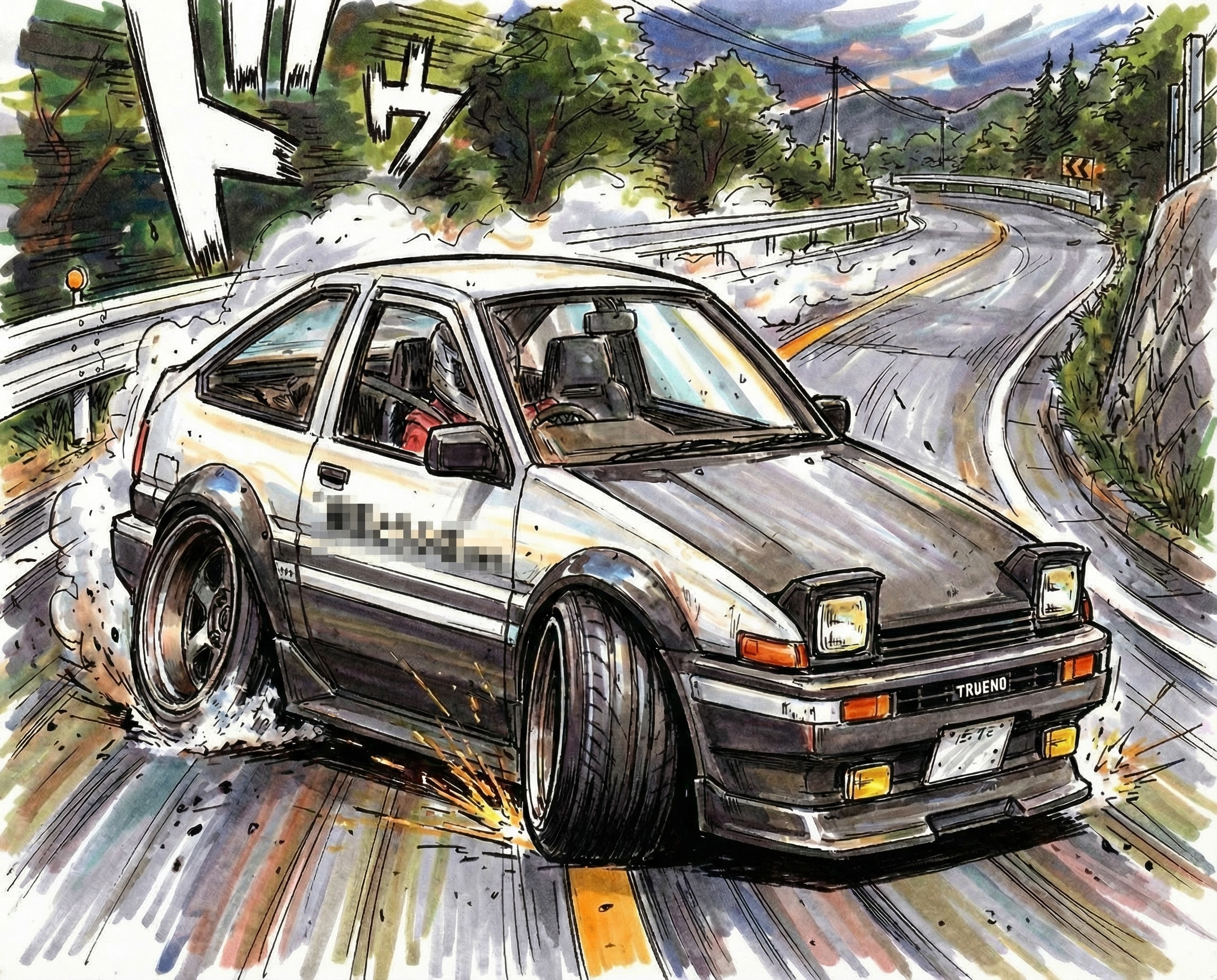 豆腐を運んでダウンヒル | の人気AIイラスト・グラビア