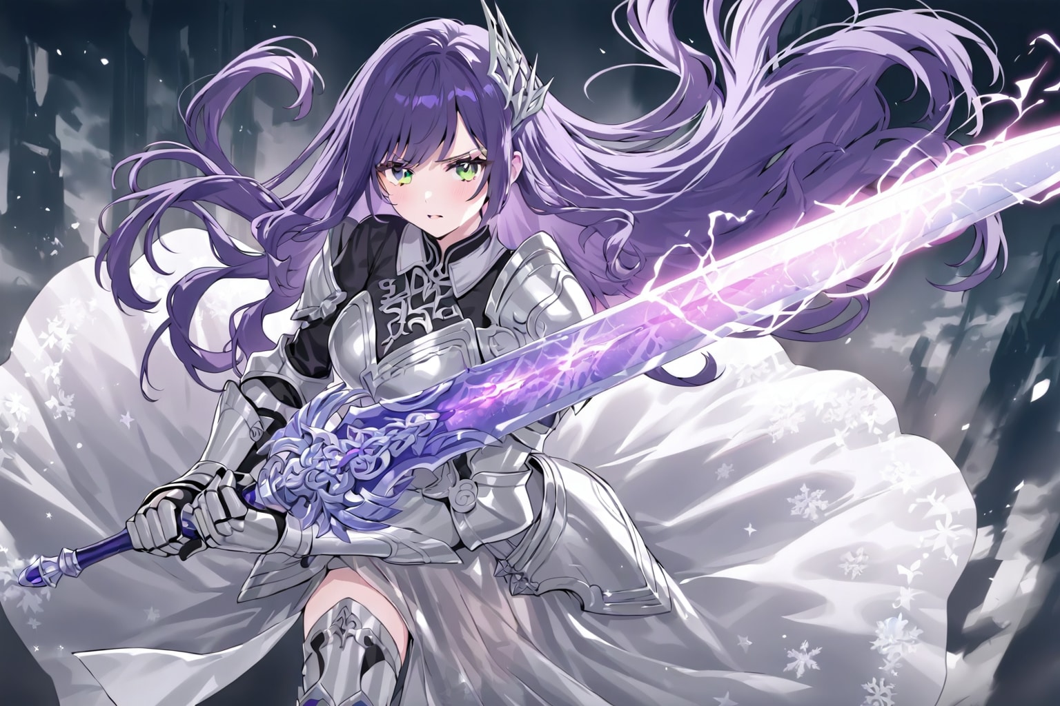 "紫"の騎士 | の人気AIイラスト・グラビア