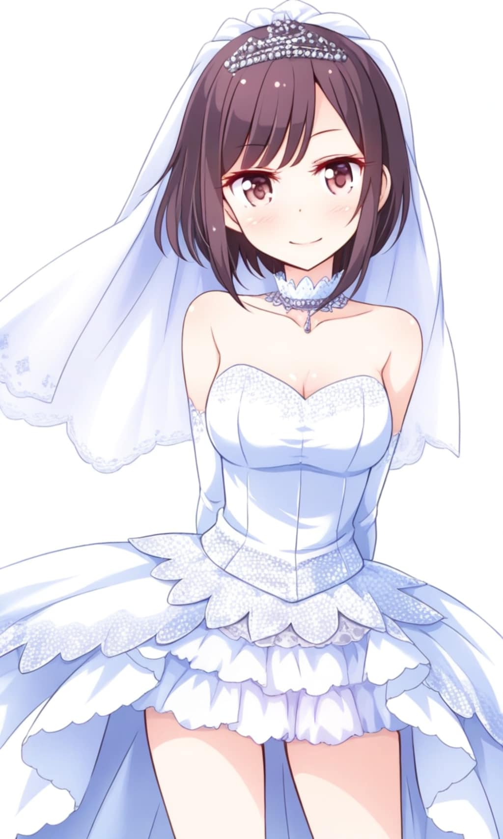 東雲絵名 ウエディングドレス