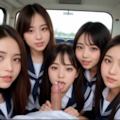 【今日のハーレム】今日はスクールバスの日 8枚目