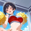 チア部のクラスメイトも騎乗位で犯す 5枚目