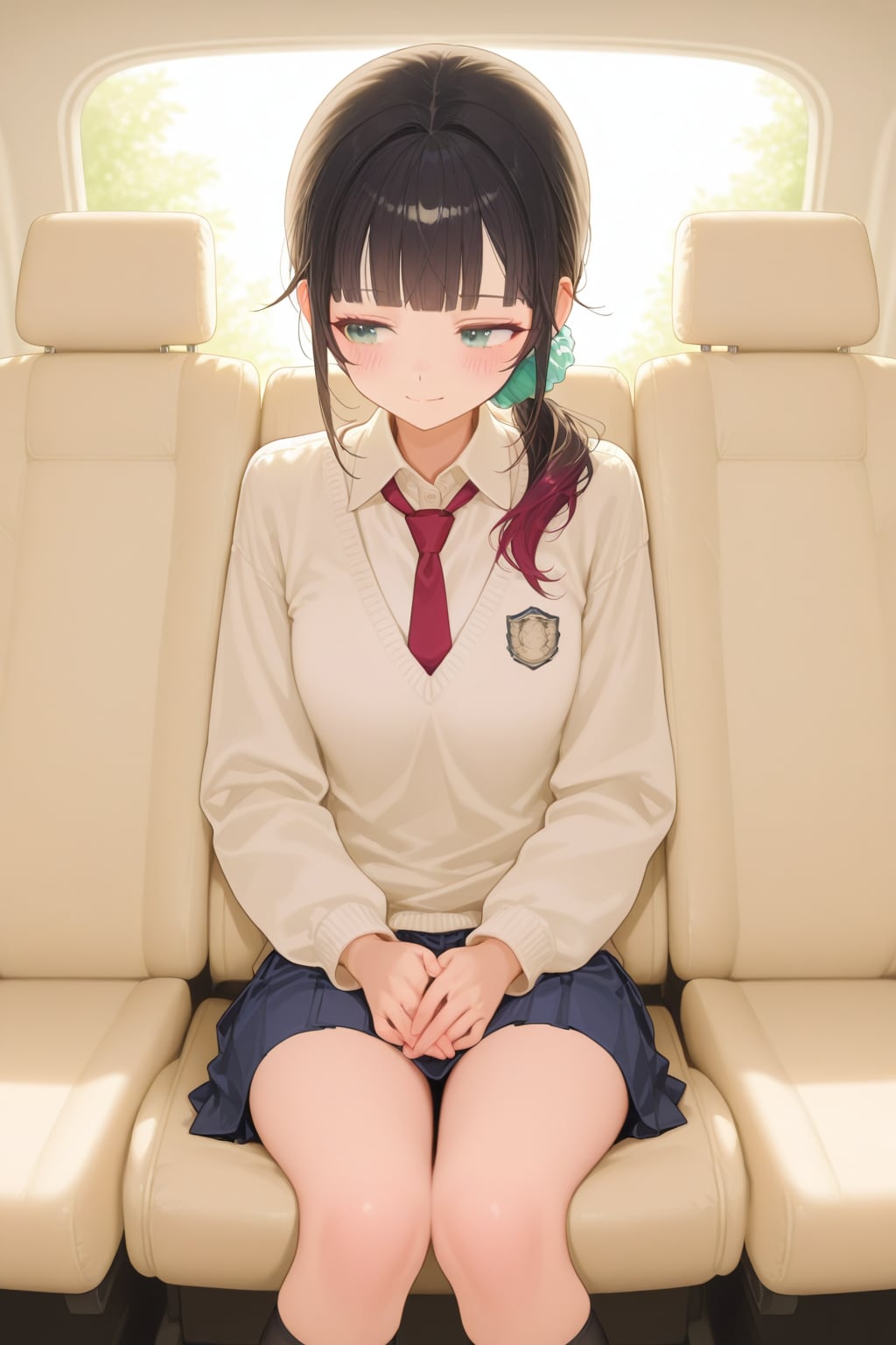 今日は車で送ってもらうのです