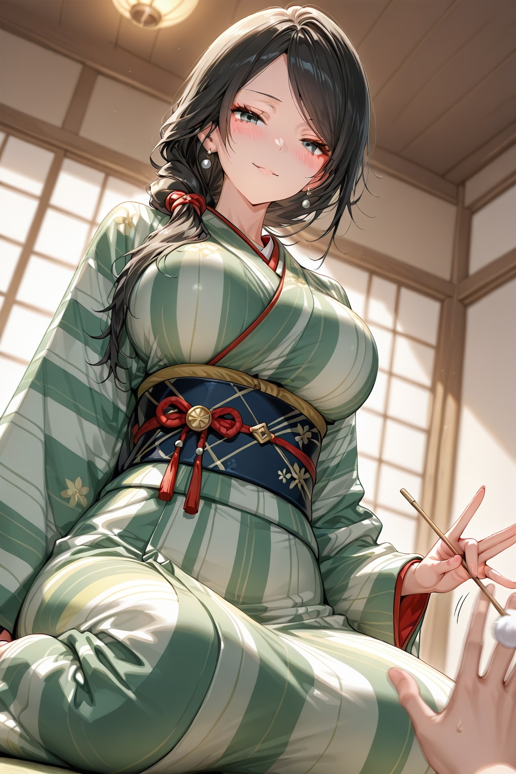 新妻・鈴音さん　膝枕と耳かき