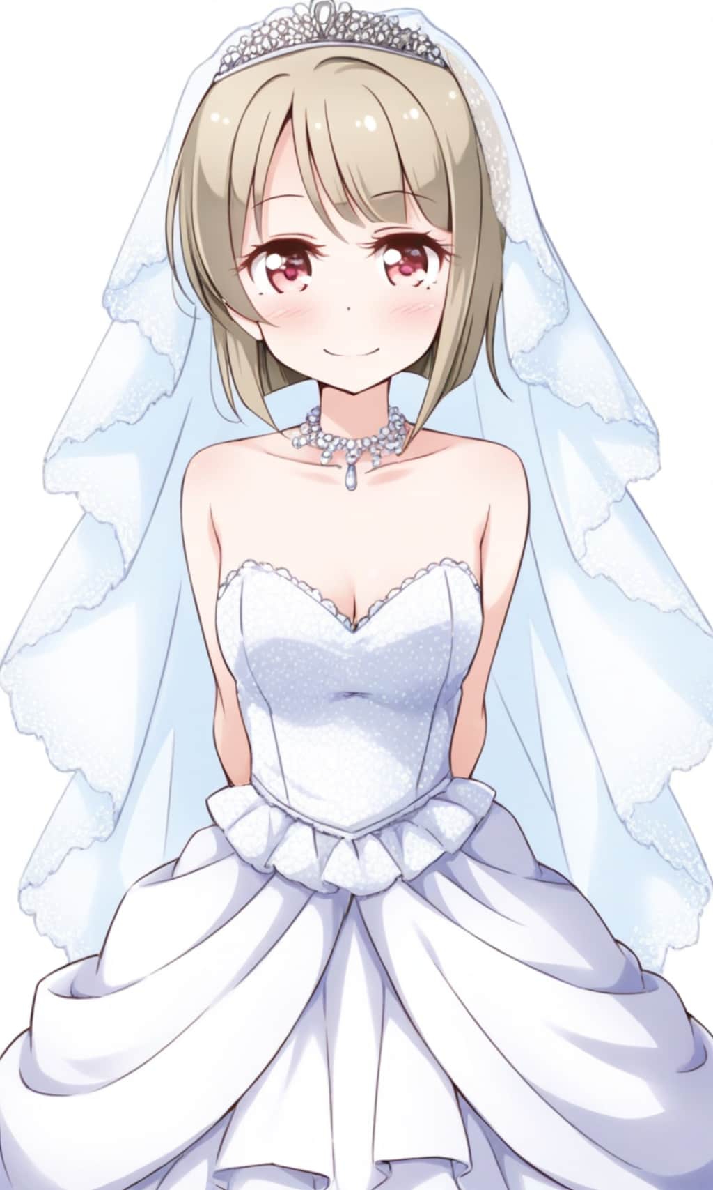 中須かすみ ウエディングドレス