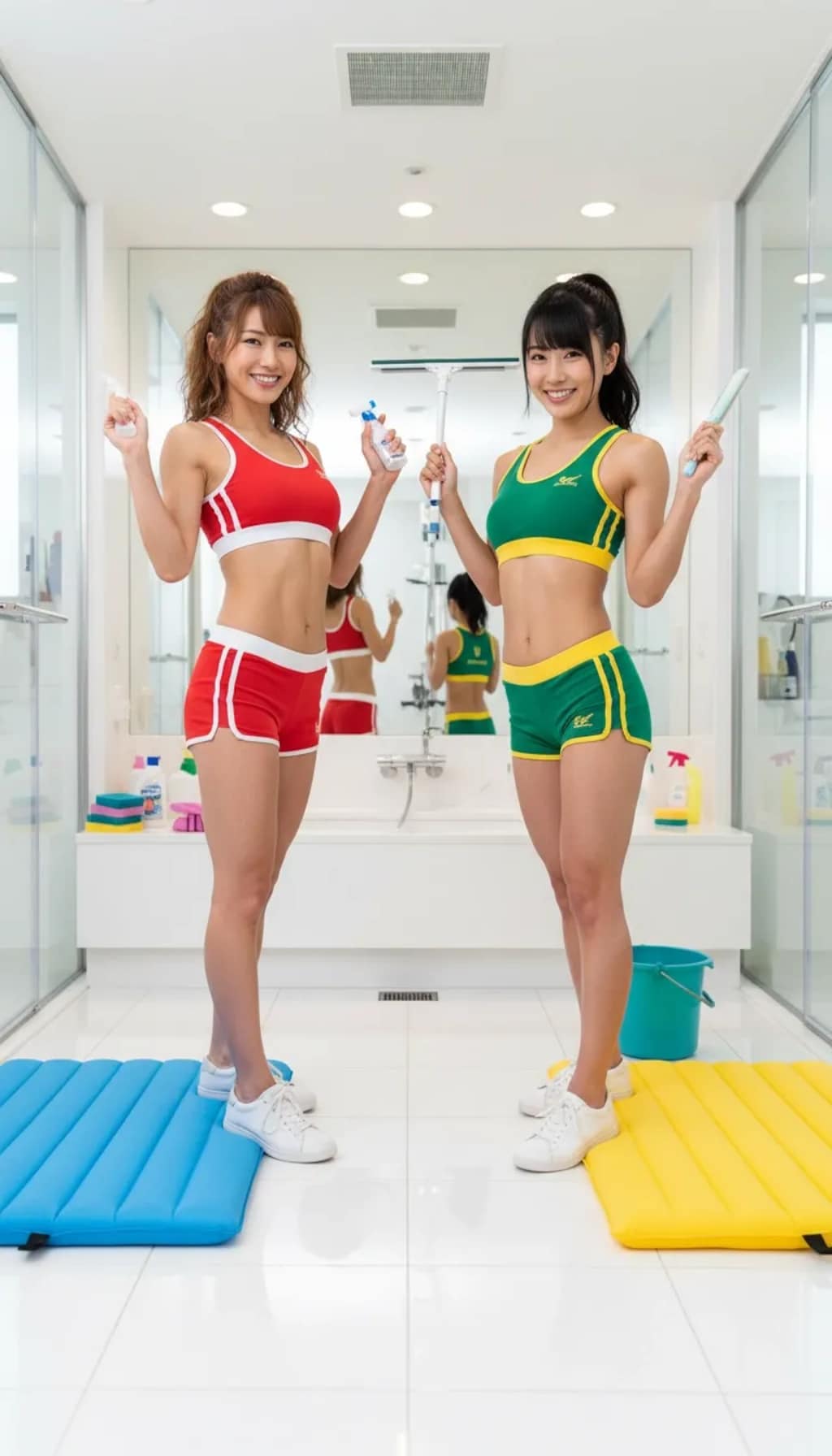 お掃除対決！ママさん家事代行VS女子大生家事代行