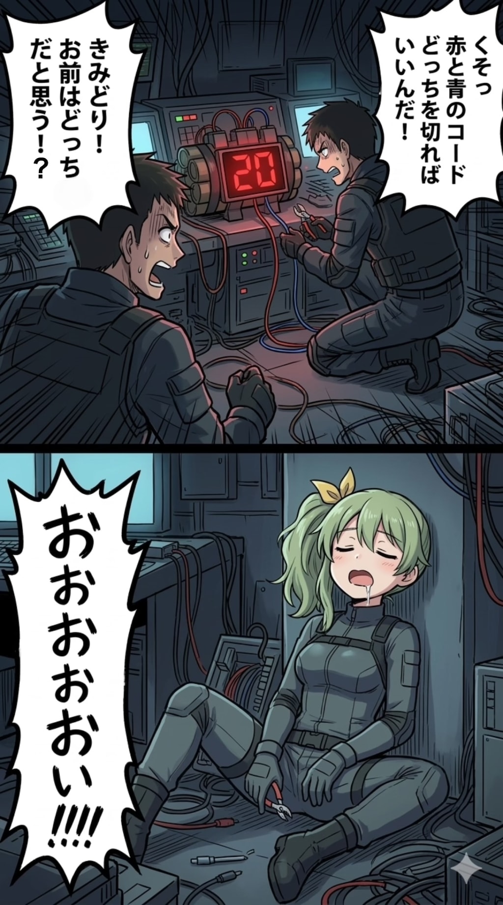 きみどりちゃん大ピンチ！