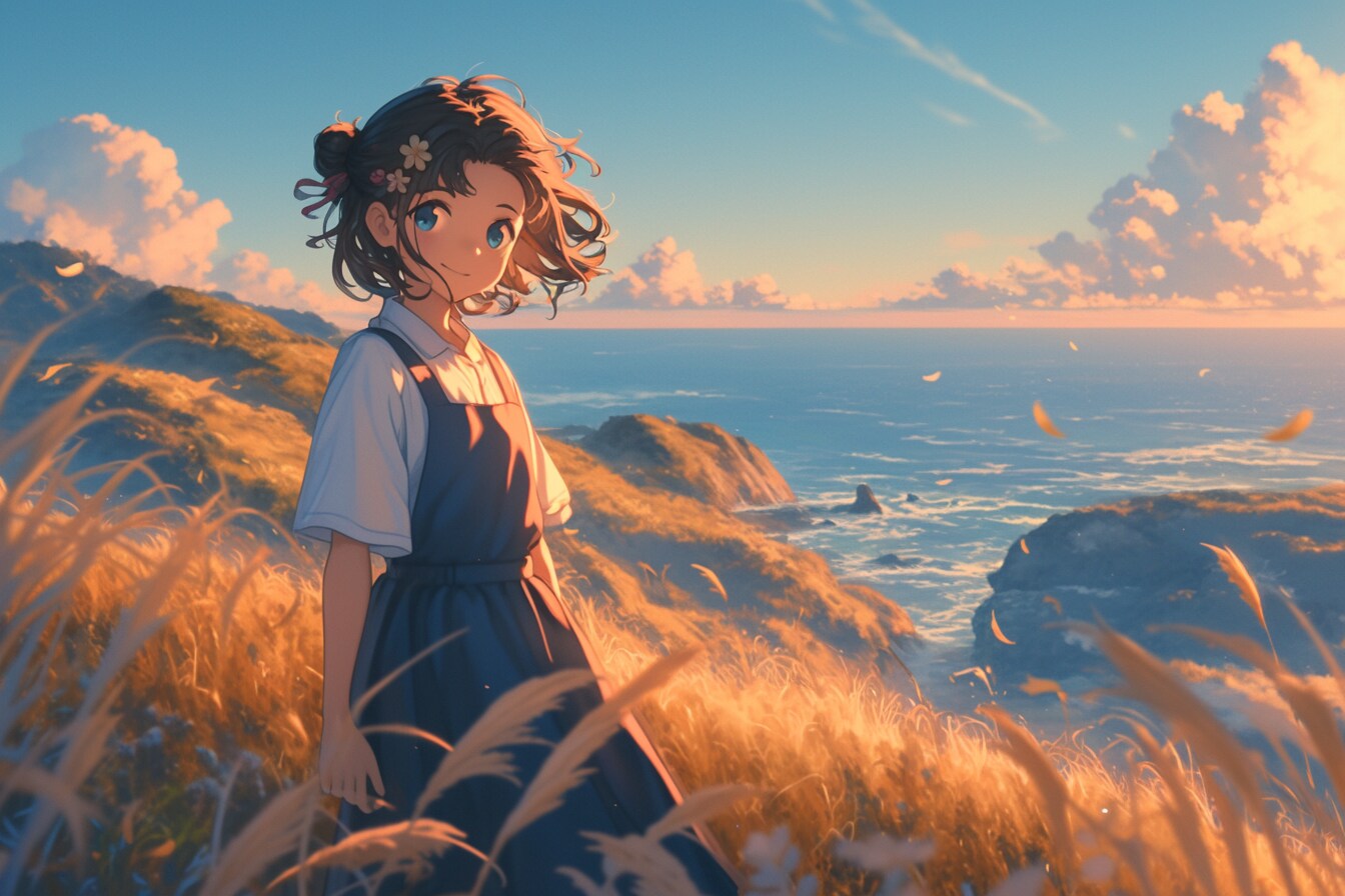 夕暮れのおだんごちゃん🍡✨03 | の人気AIイラスト・グラビア